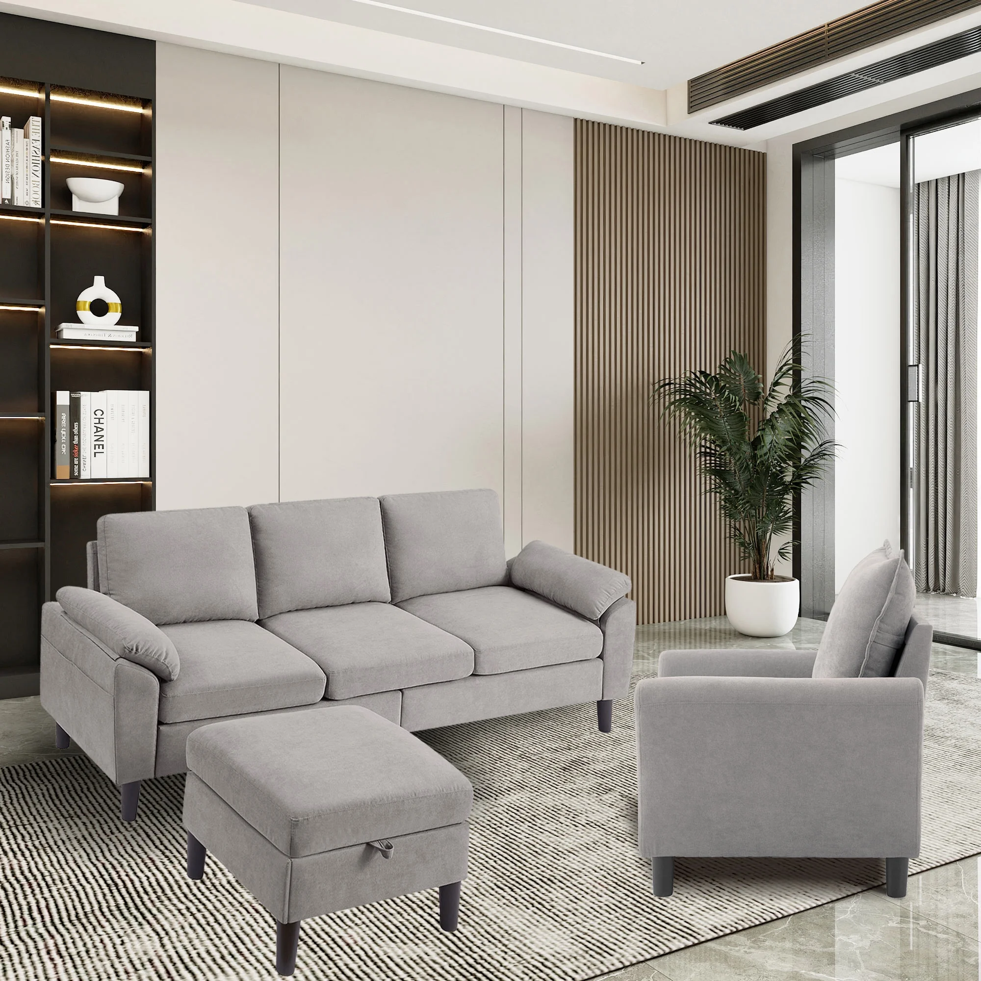 Modern Reclining Sectional Sofa for Comfort - Image 2