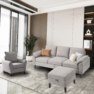 Modern Reclining Sectional Sofa for Comfort
